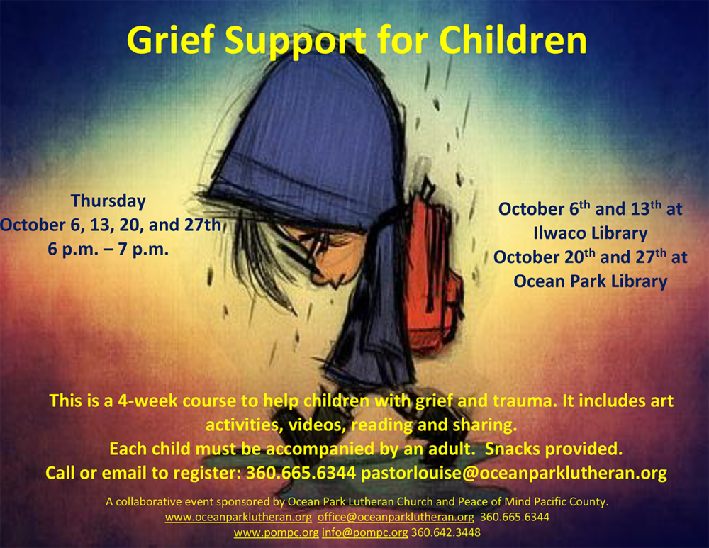 Grief Support for Children Flyer 