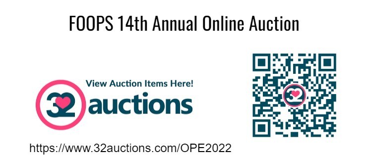 Foops Online Auction flier and code!