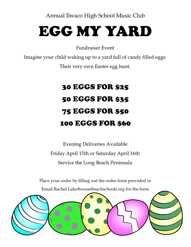 Egg My Yard Fundraiser Information