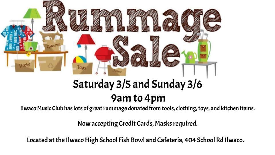 Flyer for band Rummage Sale