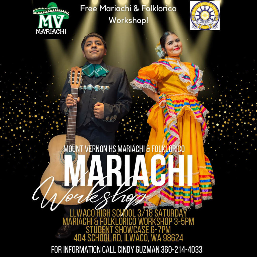 Mariachi band workshop flyer