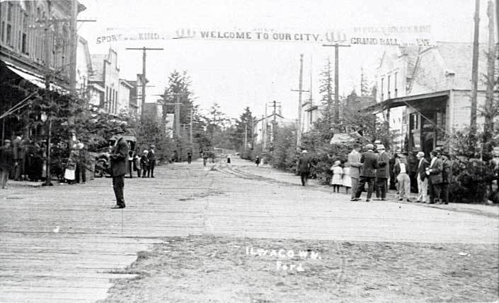 looking at illwaco street, 1899