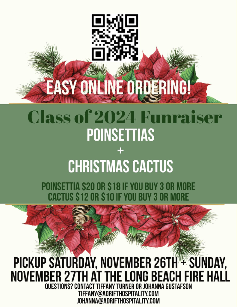 Poinsettia & Christmas Cactus Sales